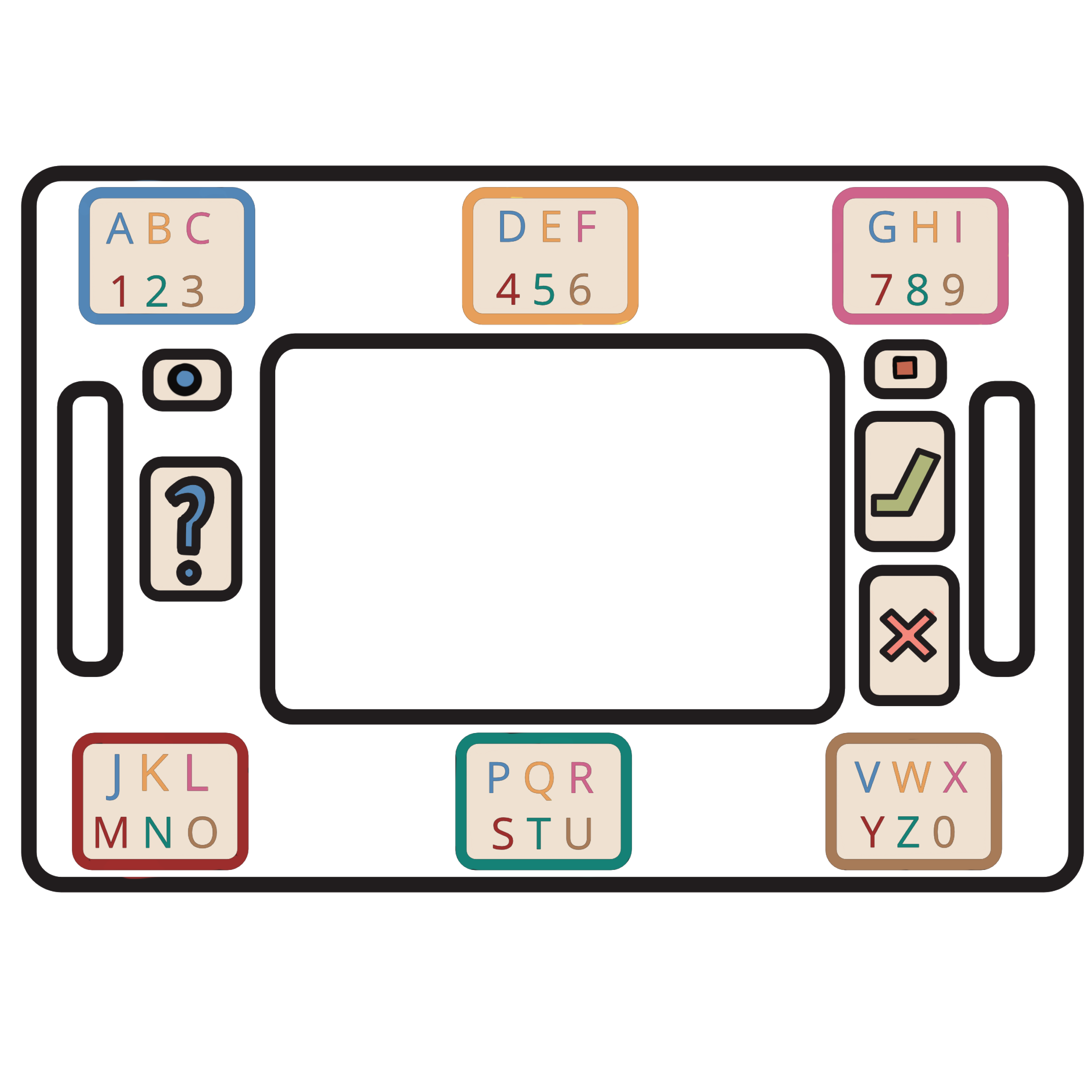 eyegaze AAC board